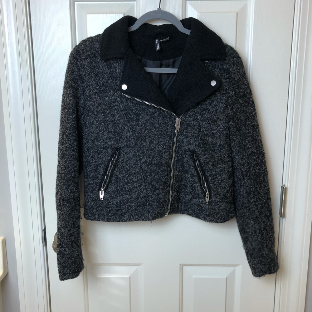 Divided by H&M Wool Motorcycle Jacket